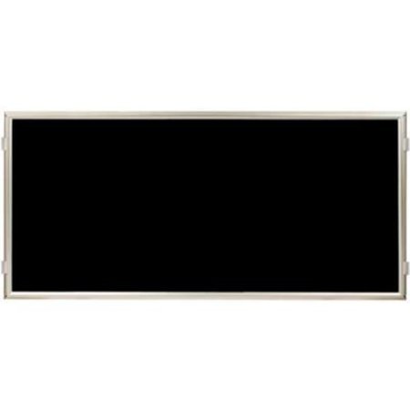 LAVI INDUSTRIES , Hinged Frame Sign Panel/Barrier, , 60" x 30", Matte Black 50-HFP1002/SA/BK